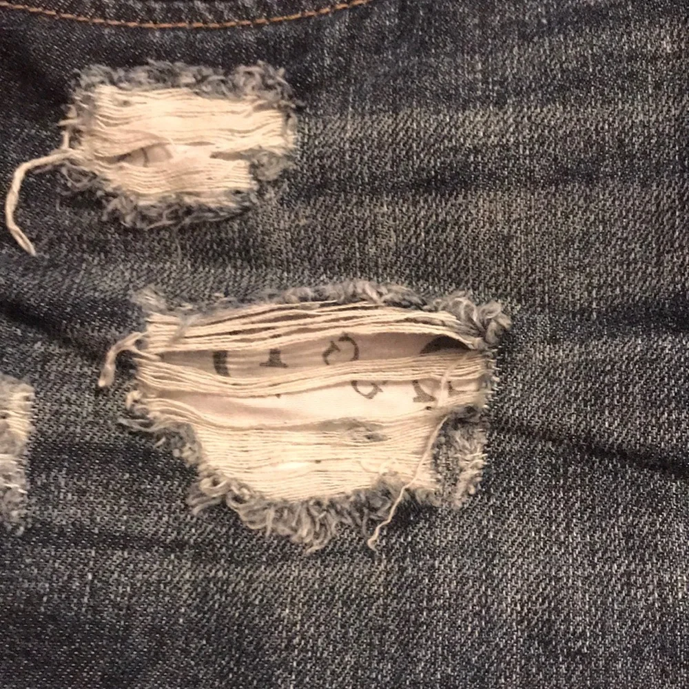 Guess denim mini skirt size 34.